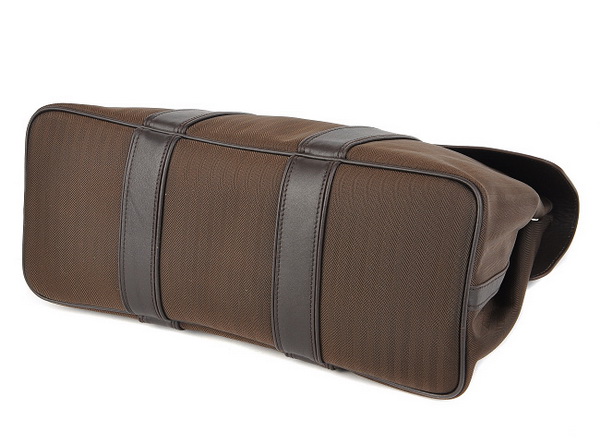 Best Hermes Canvas Handbags Coffee 509001